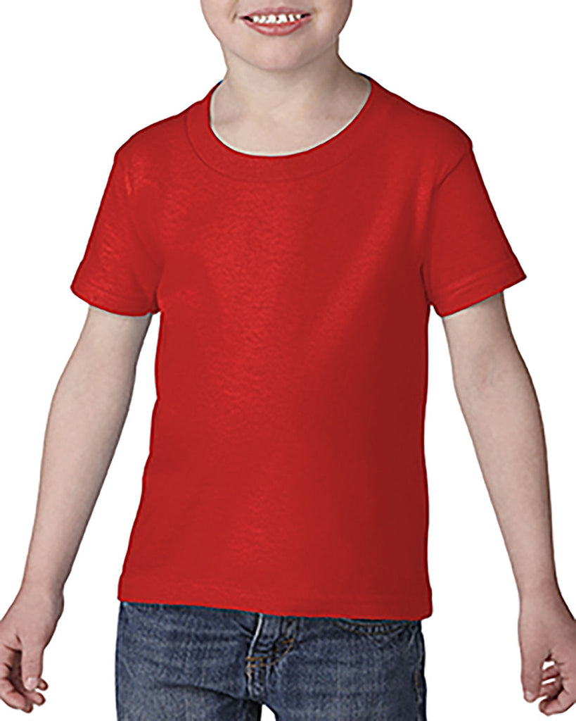 Gildan-G645P-Toddler Softstyle T-Shirt-RED