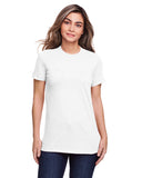 Gildan-G670L-Ladies Softstyle CVC T-Shirt-WHITE