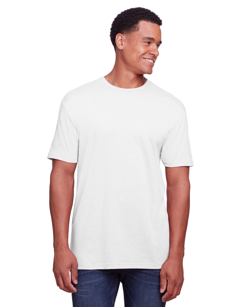 Gildan-G670-Mens Softstyle CVC T-Shirt-WHITE