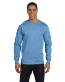 Gildan-G840-Adult 50/50 Long-Sleeve T-Shirt-CAROLINA BLUE