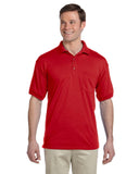 Gildan-G890-Adult 50/50 Jersey Polo with Pocket-RED