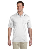 Gildan-G890-Adult 50/50 Jersey Polo with Pocket-WHITE