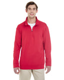 Gildan-G998-Adult Performance Tech Quarter-Zip Sweatshirt-SPRT SCARLET RED