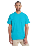 Gildan-H300-Hammer Adult T-Shirt with Pocket-LAGOON BLUE