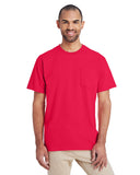 Gildan-H300-Hammer Adult T-Shirt with Pocket-SPRT SCARLET RED