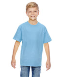 Hanes-498Y-Youth Perfect-T T-Shirt-LIGHT BLUE