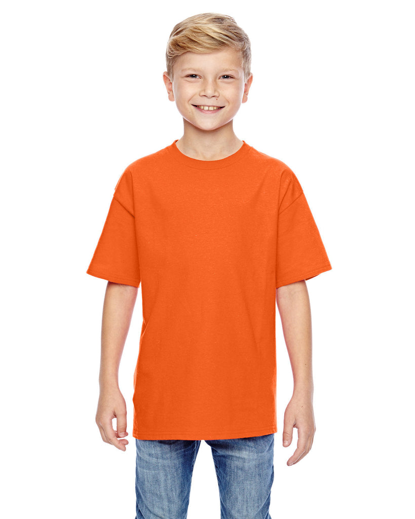 Hanes-498Y-Youth Perfect-T T-Shirt-ORANGE