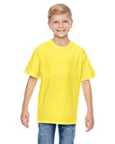Hanes-498Y-Youth Perfect-T T-Shirt-YELLOW