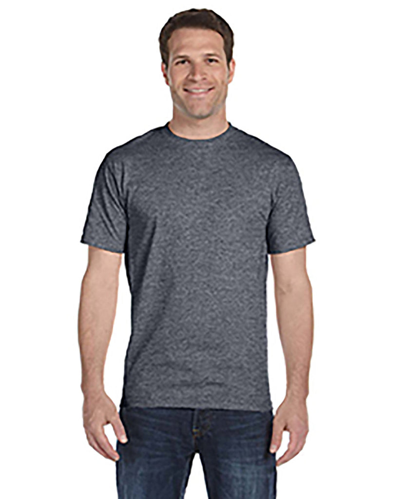 Hanes-518T-Mens Tall Beefy-T-CHARCOAL HEATHER
