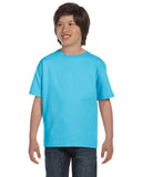 Hanes-5480-Youth Essential-T T-Shirt-LIGHT BLUE