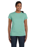 Hanes-5680-Ladies Essential-T T-Shirt-CLEAN MINT