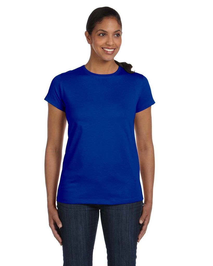 Hanes-5680-Ladies Essential-T T-Shirt-DEEP ROYAL