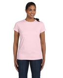 Hanes-5680-Ladies Essential-T T-Shirt-PALE PINK