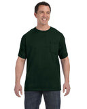 Hanes-H5590-Mens Authentic-T Pocket T-Shirt-DEEP FOREST