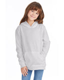 Hanes-P473-Youth 7.8 oz. EcoSmart 50/50 Pullover Hooded Sweatshirt-ASH