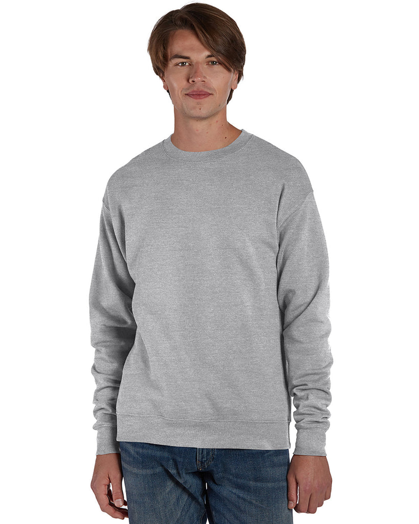 Hanes-RS160-Adult Perfect Sweats Crewneck Sweatshirt-LIGHT STEEL