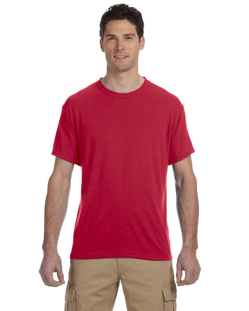 Jerzees-21M-Adult DRI-POWER SPORT Poly T-Shirt-TRUE RED