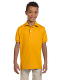 Jerzees-437Y-Youth SpotShield Jersey Polo-GOLD