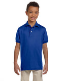 Jerzees-437Y-Youth SpotShield Jersey Polo-ROYAL