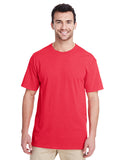 Jerzees-460R-Adult 4.6 oz. Premium Ringspun T-Shirt-FIERY RED HTHR