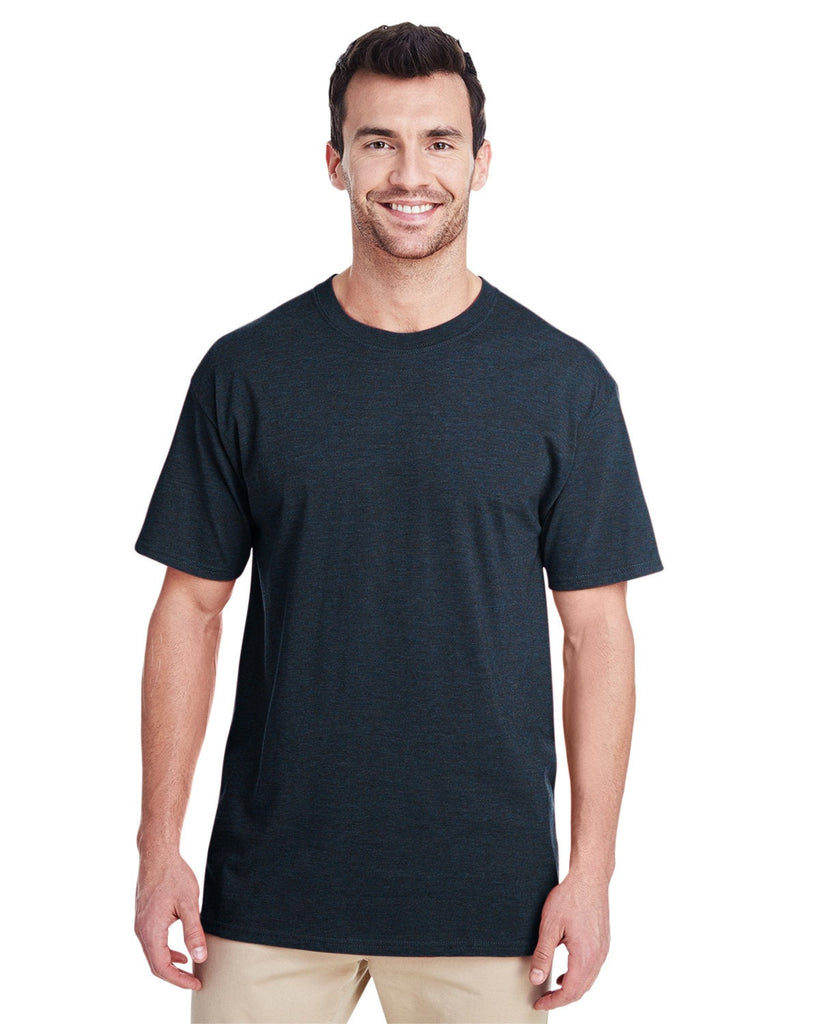 Jerzees-460R-Adult 4.6 oz. Premium Ringspun T-Shirt-INDIGO HEATHER