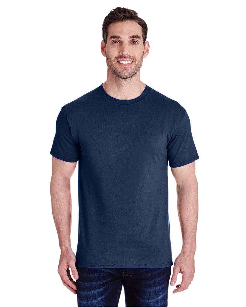 Jerzees-460R-Adult 4.6 oz. Premium Ringspun T-Shirt-J NAVY