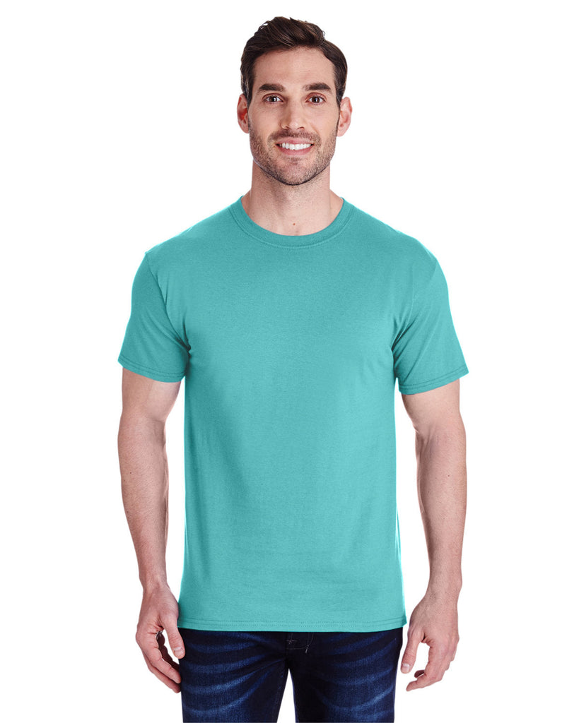 Jerzees-460R-Adult 4.6 oz. Premium Ringspun T-Shirt-SCUBA BLUE