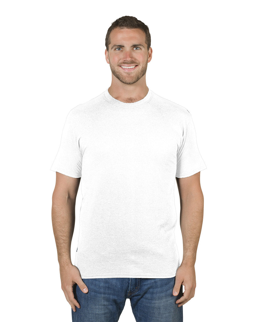 Jerzees-460R-Adult 4.6 oz. Premium Ringspun T-Shirt-WHITE