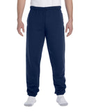 Jerzees-4850P-Adult Super Sweats NuBlend Fleece Pocketed Sweatpants-J NAVY