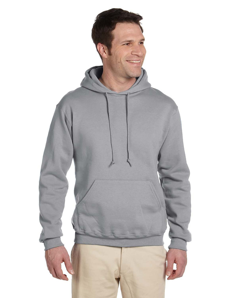 Jerzees-4997-Adult 9.5 oz Super Sweats NuBlend Fleece Pullover Hooded Sweatshirt-OXFORD