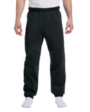 Jerzees-973-Adult NuBlend Fleece Sweatpants-BLACK