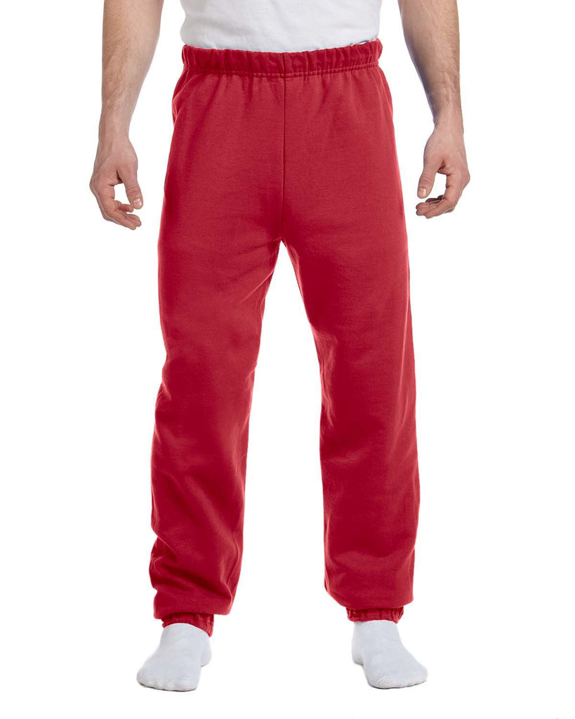 Jerzees-973-Adult NuBlend Fleece Sweatpants-TRUE RED