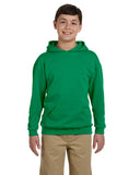 Jerzees-996Y-Youth 8 oz. NuBlend Fleece Pullover Hooded Sweatshirt-KELLY