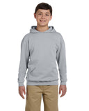Jerzees-996Y-Youth 8 oz. NuBlend Fleece Pullover Hooded Sweatshirt-OXFORD