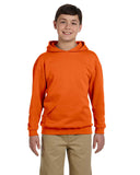 Jerzees-996Y-Youth 8 oz. NuBlend Fleece Pullover Hooded Sweatshirt-SAFETY ORANGE