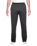 Jerzees-PF974MP-Adult 6 oz. DRI-POWER SPORT Pocketed Open-Bottom Sweatpant-STEALTH