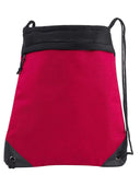 Liberty Bags-2562-Coast to Coast Drawstring Pack-RED