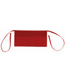 Liberty Bags-5501-Ashley W3 Cotton Twill Waist Apron-RED