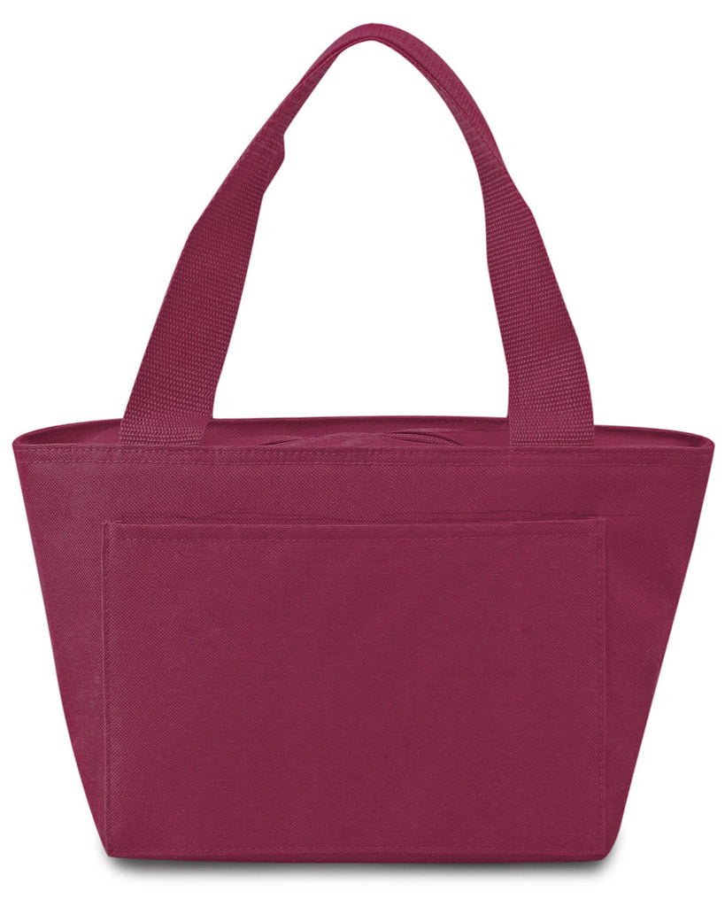 Liberty Bags-8808-Simple and Cool Recycled Cooler Bag-MAROON