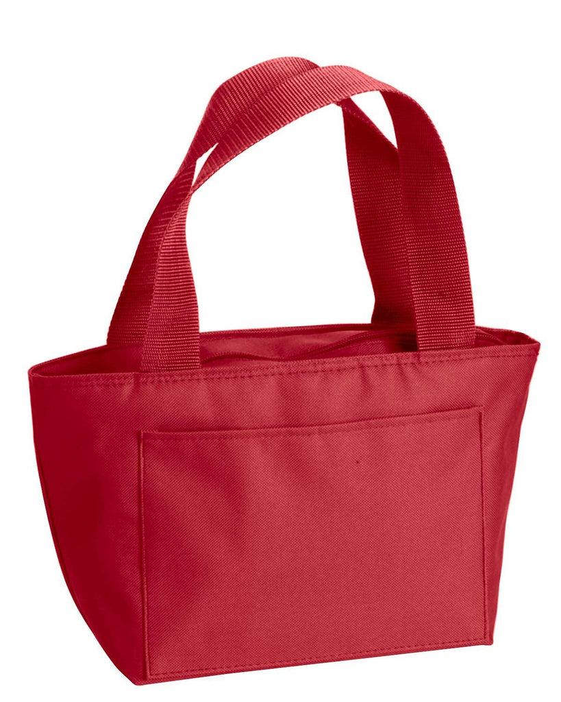 Liberty Bags-8808-Simple and Cool Recycled Cooler Bag-RED