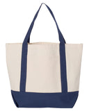Liberty Bags-8867-Seaside Cotton Canvas Tote-NAVY