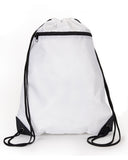 Liberty Bags-8888-ZipperÊDrawstring Backpack-WHITE