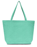 Liberty Bags-LB8507-Seaside Cotton 12 oz. Pigment-Dyed Large Tote-SEA GLASS GREEN