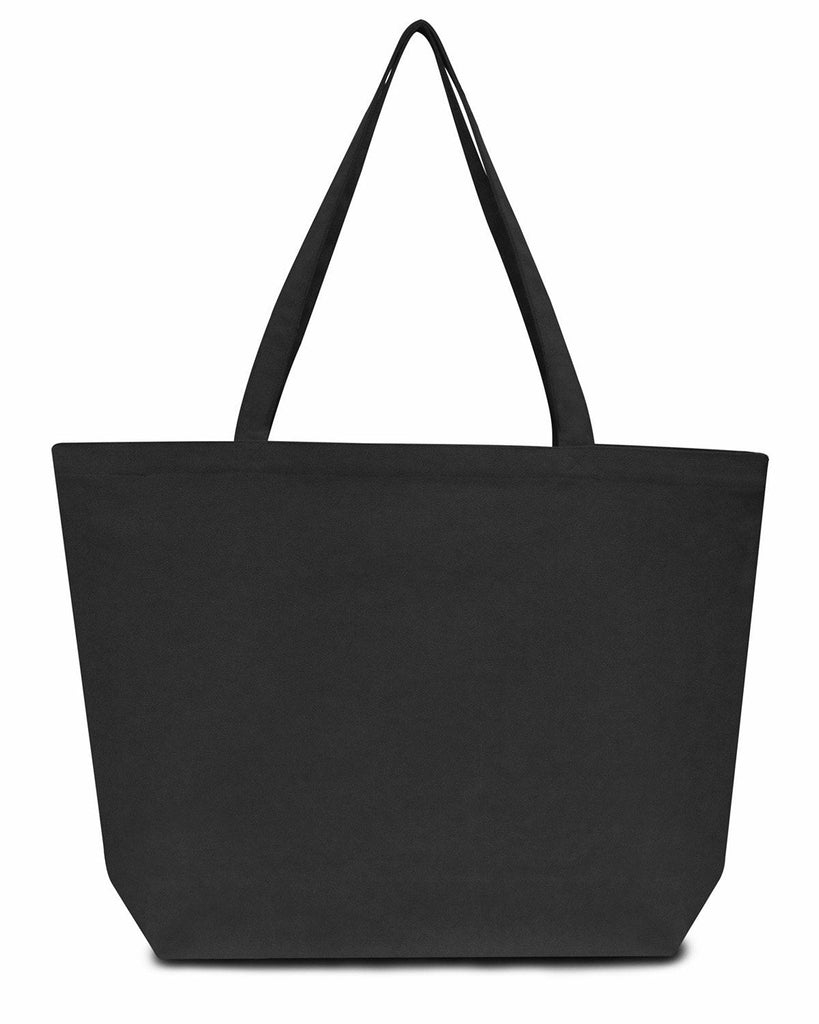 Liberty Bags-LB8507-Seaside Cotton 12 oz. Pigment-Dyed Large Tote-WASHED BLACK