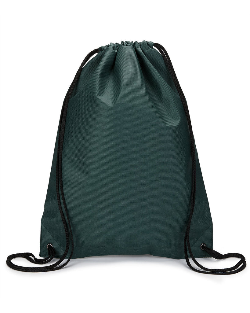 Liberty Bags-LBA136-Non-Woven Drawstring Bag-FOREST GREEN