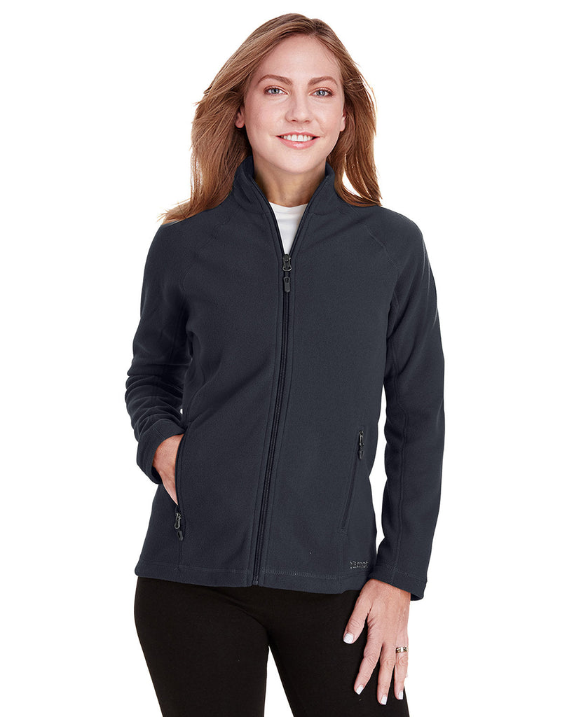 Marmot-901078-Ladies Rocklin Fleece Jacket-BLACK