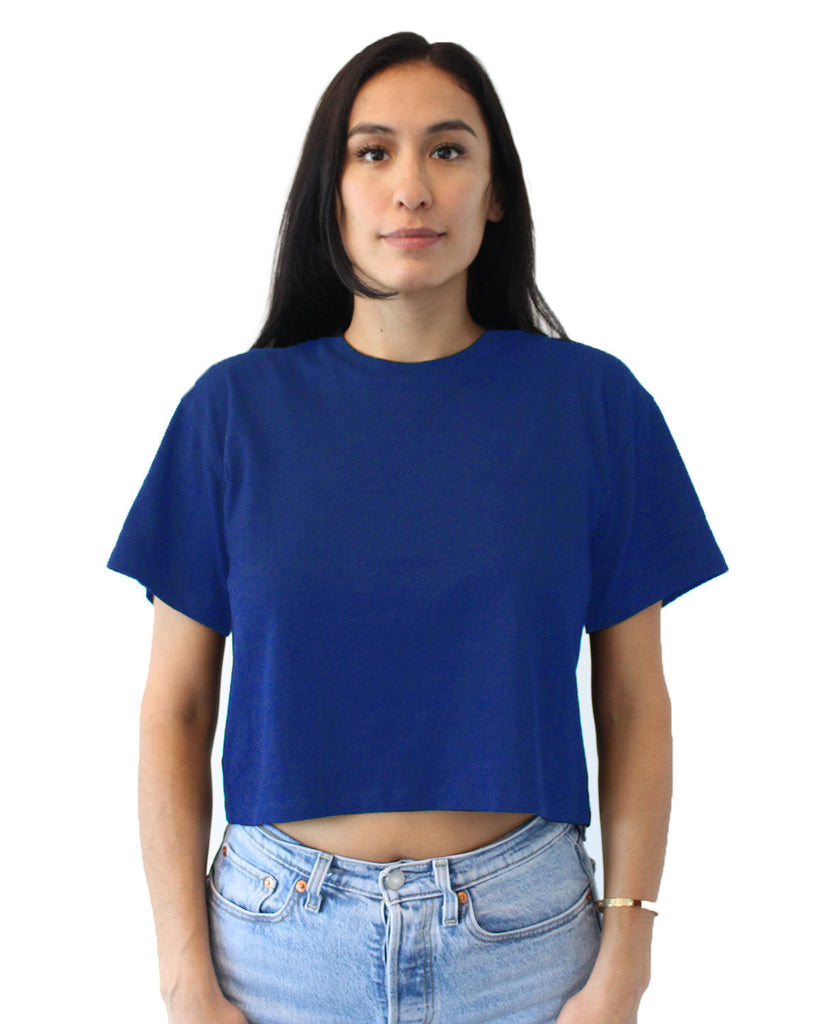 Next Level Apparel-1580NL-Ladies Ideal Crop T-Shirt-ROYAL