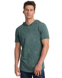 Next Level Apparel-2022-Unisex Mock Twist Short Sleeve Hoody T-Shirt-FOREST GREEN