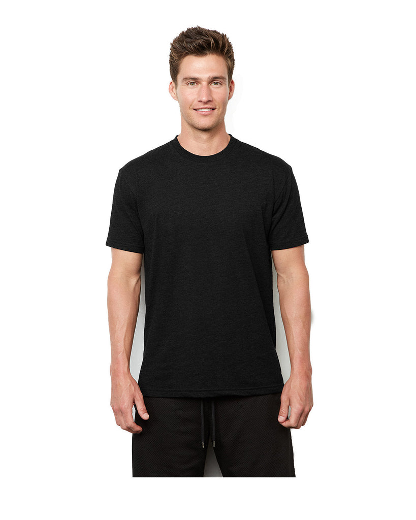 Next Level Apparel-4600-Unisex Eco Heavyweight T-Shirt-HEATHER BLACK