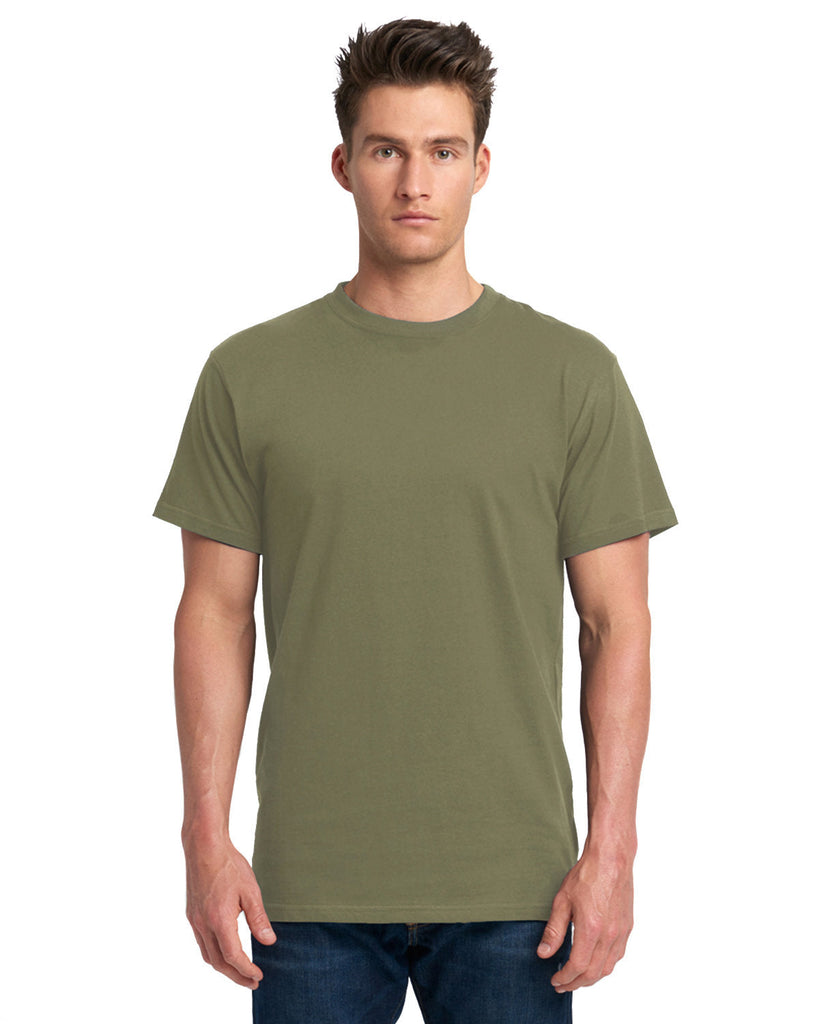 Next Level Apparel-7410S-Adult Power Crew T-Shirt-MILITARY GREEN